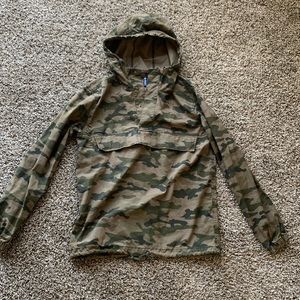 H&M camo hoodie
